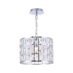 Maytoni Gelid MOD184-PL-01-CH lampa wisząca metalowa chrom klosz kryształki 1XE27 60W 30,2cm