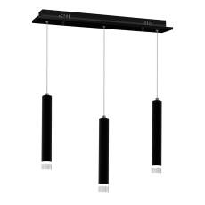 Milagro CARBON ML183 lampa wisząca czarna metalowa akryl 3X5W LED 4000K 45cm