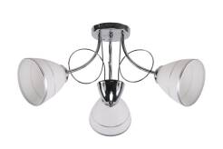 Candellux ELOTTE 33-77974 plafon lampa sufitowa biały klosz szklany 3X40W E27 58 cm