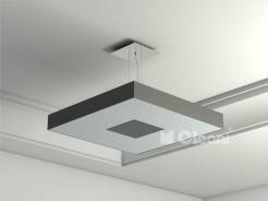 Cleoni lampa wisząca Vandura 500 1139W4101 srebrny mat WM