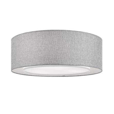 Maytoni Bergamo MOD613CL-04GR plafon lampa sufitowa metalowa tkanina szara 3XE27 60W 52cm WM