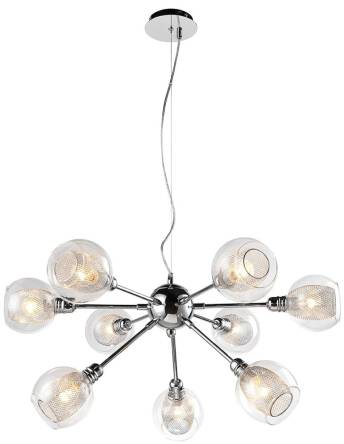 Candellux DIXI 39-65018 lampa wisząca chrom 9X40W E14 68cm