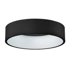 Italux Chiara 3945-842RC-BK-4 plafon lampa sufitowa nowoczesny czarny aluminium klosz akrylowy okrągły 60cm IP20 LED 42W 4000K