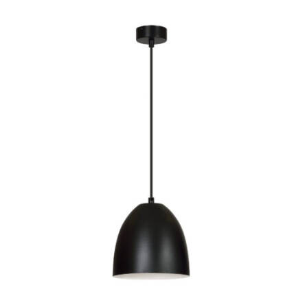 Emibig LENOX 1 BLACK / WHITE 391/1 lampa wisząca nowoczesna metal czarno / biała 1x60W E27 18cm