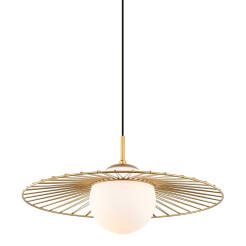 Italux lampy wiszące Sally MDM-4003/1 GD złota druciana 45cm