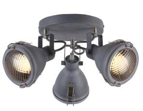 Candellux CRODO 98-71132 plafon lampa sufitowa szara regulacja klosza 3X40W E14 39cm