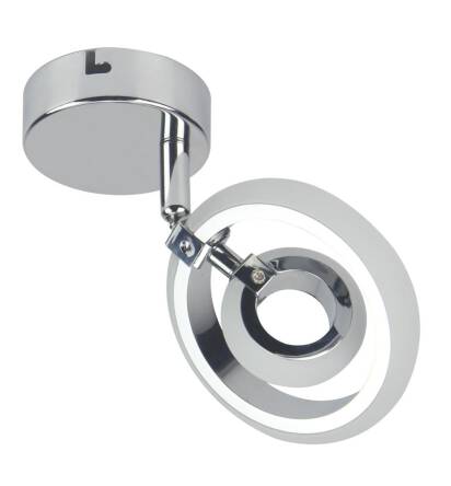 Candellux CELT 91-62000 kinkiet lampa ścienna 1X6W LED CHROM 3000K 11,5cm