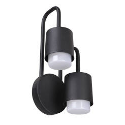 Italux kinkiet lampa ścienna Sorano C49-2/BK-9 IP44 LED 6W 3000K