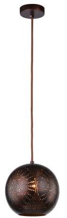 Candellux SFINKS 31-43283 lampa wisząca kula 1X60W E27 metalowy klosz i ażurowy dekor 25 cm