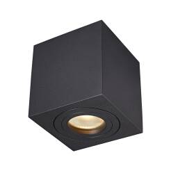 Zuma Line ACGU10-161 QUARDIP SL oprawa oświetleniowa spot czarny 1xGU10 9cm IP44