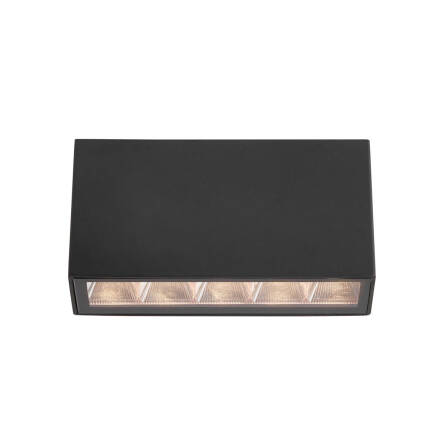 Italux Forli 3K OWL-2015-3K oprawa stropowa czarna LED 5W 3000K 14,2cm IP54