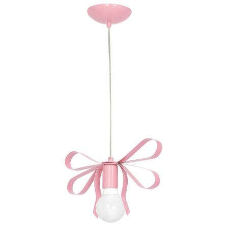 Milagro EMMA PINK MLP1039 lampa wisząca kokardka różowa 1xE27 40W 30cm