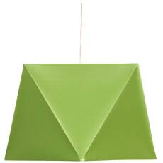 Candellux HEXAGEN 31-03614 lampa wisząca geometryczny kształt abażura zielony 1X60W E27 42 cm