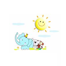 Milagro SUNNY ML143 kinkiet lampa ścienna dziecięca motyw zwierzęcy LED 0,6W 26cm