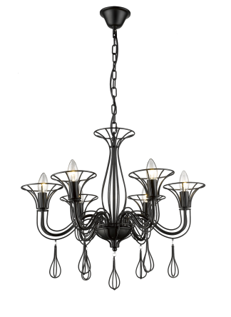 Light Prestige Tarragona 6 LP-6756/6P lampa wisząca nowoczesna metalowa 6x40W E14 61cm 