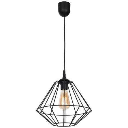 Milagro COLIN BLACK MLP4789 lampa wisząca metalowa koszyk czarny industrialny 1xE27 30cm