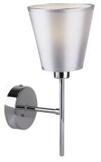 Candellux VOX 21-70616 kinkiet lampa ścienna chrom abażur 1xE14 40W 13cm