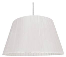 Candellux TIZIANO 31-27146 lampa wisząca abażur stożkowy z tkaniny białej 1X60W E27 37 cm
